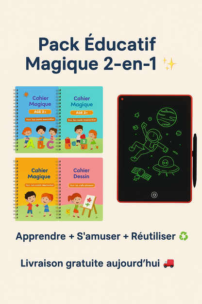 Kit De Cahier 📚 D'apprentissage Pour Enfant ✍🏾️